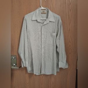 𝅺MILANO uomo mens striped shirt 17 32/33